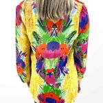 Eight Sixty Long Sleeve Dolman Tropical Blouse Photo 1