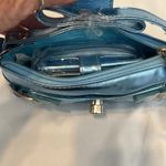 NWT Moda Bella Metallic Blue Handbag and Wallet Set perfect festival size Photo 9