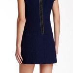 Alice + Olivia  Liv Drop-Waist Mini Shift Dress Navy Blue Size 2 Photo 1