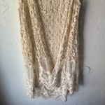 Origami Cream Lace Duster Cardigan S/M Layered Boho Festival Fairycore Size M Photo 2