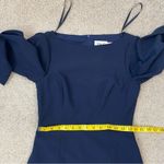 Eliza J  Pleated Sleeve Sheath Dress Navy Blue 2 Photo 7