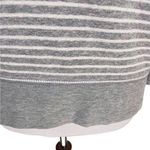 James Perse  Standard Striped Crewneck Sweatshirt Gray Size 2(M) Coastal Classic Photo 10