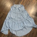 Moon River  tassel striped satin tiered dress boho revolve spring maxi classic Photo 1