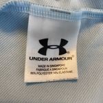 Under Armour  Coldgear Tech Pullover Hoodie Womens Large Aqua Blue Layering Photo 6