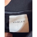 Varley  Eton Sweat Peached Sweatshirt Mock Neck Zipper Detail Black XSmall Photo 4