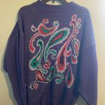 Vintage Oversized Sweater Blue Size L Photo 0