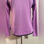 Nike EUC  Purple and Black Dri-Fit Long-sleeve Top size medium Photo 2