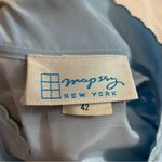 Vintage Womens Peony Light Blue Blouse Size 42 Large Photo 12