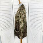 Victoria's Secret Victoria’s Secret Vintage Diamond Print Satin Sleep Pajama‎ Shirt Medium Photo 1