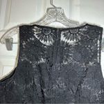 Mud Pie  Black Lace Scoop Neck Sleeveless Dress size Small Photo 8