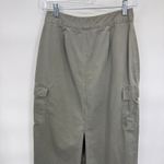 Maurice's Vintage Y2K Cargo Skirt Midi Utility Pockets Casual Khaki Green Size 4 Photo 5