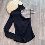 The Range NWT  ribbed one shoulder‎ mock neck sweater Photo 1
