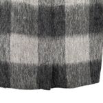 Talbots  Petites Wool Blend Buffalo Plaid Grey Mini Skirt Gray size 4P Photo 5