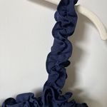 superdown Navy Ruffled Dress Photo 5