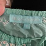 MELISSA ODEBASH Kaftan/Beach Dress Embroidered Mint Green Photo 5