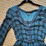 Urban Outfitters Outiftters Ecote Helena Printed Long-Sleeve Romper Photo 3