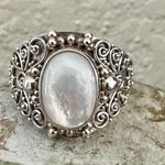 Suarti Bali Sterling Silver Moonstone Ring Photo 11