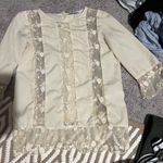 Anthropologie Camellia Lace Blouse. By Gryphon. Small Photo 7