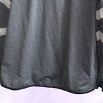 PINK Victoria's Secret ultimate full zip sweater love pink in circle left chest with pockets thumb stripes on sleeves in gray Photo 4