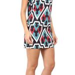 DSquared2 size 0 "Azulejos" Portugese tile work scoop neck club party mini dress Photo 2