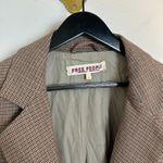 Free People Reggie Blazer in Ginger Combo Size Large Photo 3