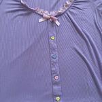 Hot Topic Sweet Society Pastel Lavender Short Sleeve Top with Lace Trim Photo 2