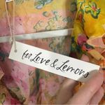 For Love & Lemons NWT Nina Top Crop Floral Long Sleeve XS Photo 5