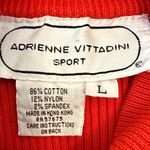 Adrienne Vittadini  Vibrant Red Turtleneck Sweater 86% Cotton Photo 6