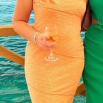 Princess Polly  orange strapless maxi dress Photo 0