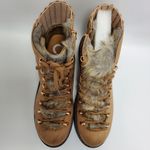 Journee Collection  Women's Trail Tan Faux Suede Lace Up Hiking Boots Size 9 Photo 5