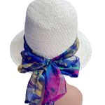 Marks & Spencer 100% Paper Straw hat. Great for your Summer days and Vacations White Photo 3