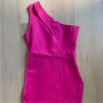 Super down hot pink mini dress Photo 3