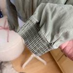 Pilcro ANTHROPOLOGIE‎  Green Canvas Cropped Bomber Jacket Size Medium Photo 5