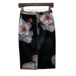 Ted Baker London lieyaa Chelsea black floral print pencil skirt Photo 5