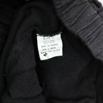 Black Cropped Wide Leg Pleated Belted Preppy Straight Leg Trousers Pant L Large Photo 5