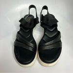 Franco Sarto Urla sandals black white womens size 10 trendy modern casual Photo 3