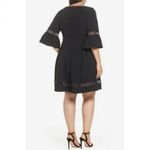 Jessica London  black bell sleeve lace lined dress size 16 NWOT Photo 2