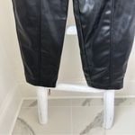 House of Harlow Women’s 1960 Black Faux Leather Paper Bag Pants Size 6 Photo 7