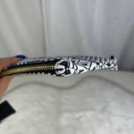 Forever 21 🫶🏼 NWT Black White Geometric Print Pencil Case Cosmetic Bag Gold Zipper Pouch Photo 15