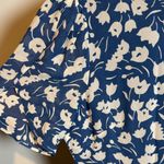 Reformation  Blue and White Floral Midi Dress Photo 2
