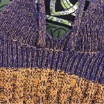 Free People sweater knit tank crop top blue brown NWOT sz small / medium Photo 1