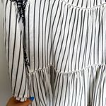 Free People Contrast embroidery crochet boho black white flowy dress S NWT Photo 7