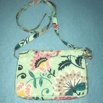 Vera Bradley quilted crossbody purse bag multiple pocket “mint flowers 2019” NEW Photo 3