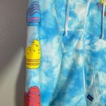 Disney Spirit Jersey Hoodie Adult Medium Blue Eats Macaron Tie Dye Puff Zip Photo 3