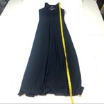 Bill Levkoff Levkoff bridemade Navy lace a line maxi dress Size 10. Photo 5