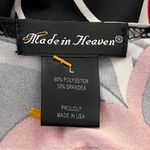 Y2K Made in Heaven Swirl Print Fit & Flare Dress Stretch Red Black White L Size L Photo 2