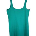 J. Crew NWT Green Square Neck Tight Knit Above Knee Sweater Tank Dress Size L Size L Photo 1