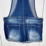 No Boundaries  Short Jeans Overalls Stretch Denim Size L (11-13) Cuffed Photo 8