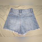 Sincerely Jules High Waisted Distressed Denim Shorts W9/29 Medium Wash Blue Photo 1