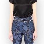 St. John  Collection ᪥ Luxe Metallic Brocade Dress Pants ᪥ Cobalt Blue ᪥ 12 Large Photo 0